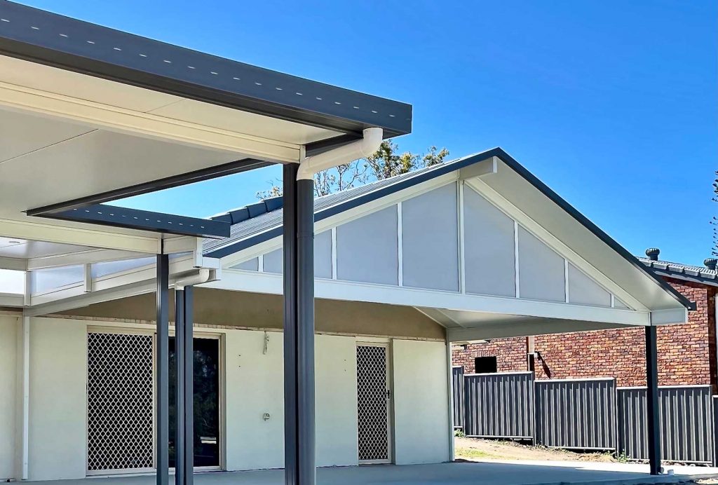 Coastal Patios Box Gutter Gable